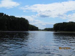 Mouth of Maquoketa River which is our official starting point for the trip